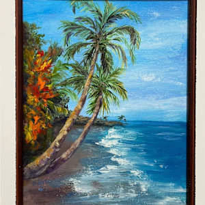 Palm Seascape by Deborah Setser