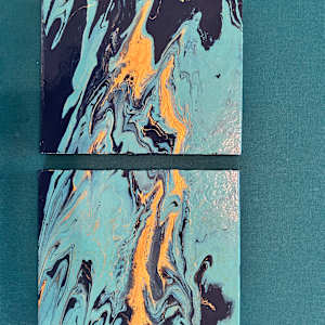 Team work (diptych) by Jerry Sudderth