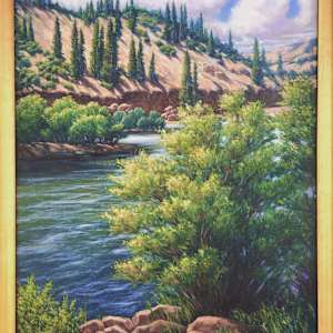 Rio Grande , Colorado by Vickie Fears  Image: The beginnings of the Mighty Rio Grande River in the San Juan Mountains of Colorado.