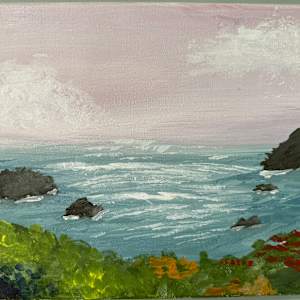 The Bay at Midday by Claire Beavers