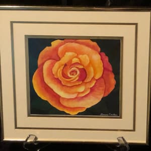 Tangerine Roses by Donna Cariker 