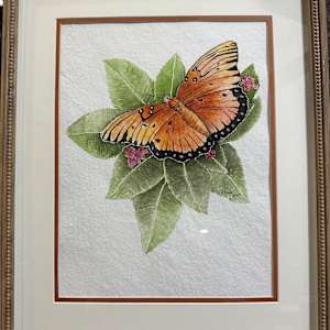 Monarch in My Yard by Becky Chelf