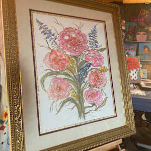 Elegant gold floral by Susie Robb 