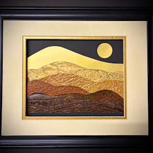 Moonlit Mountains by Donna Cariker