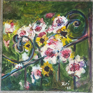 Gate of Roses by Theresa Schiefer