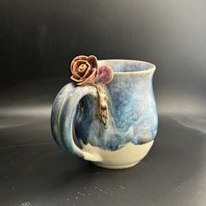 Violet Rose Mug by Nicole Nalbach, Image 1.