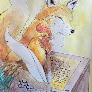 Reynard’s White-Feather Contract by Harmony Dybala