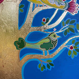 Jolly Holiday Birds by Jennifer Thornton Moreman 