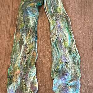 Felted scarf by Giselle Williams