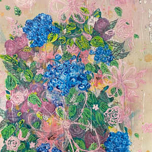 Rainy Day at Paisley Park by Christie Joy  Image: President's Choice Award - Professional Division / Floral Category
Rose Festival Art Show 2025