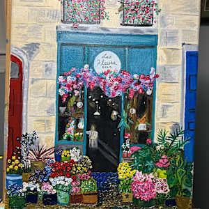 Cobblestones & Flowers by Gary Avery, Image 1.