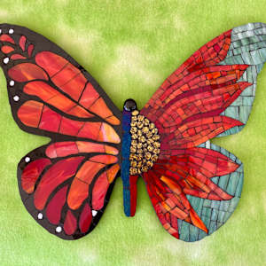 Monarch Sunflower by Pam Smith  Image: Second Place Award Dimensional Art Division