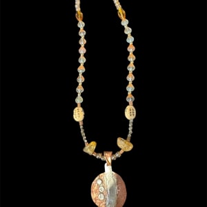 Silver and Copper Necklace by Barbara Miller