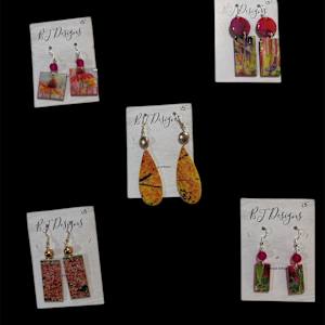 Earrings by Barbara Miller