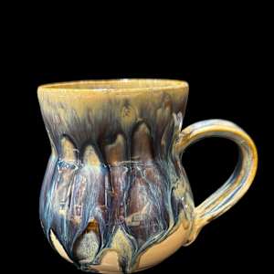 Blue Lightning Melt Mug by Nicole Nalbach