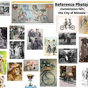 Photo Op Mural - City of Mineola, Texas by Deborah Setser 