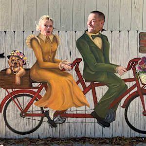 Photo Op Mural - City of Mineola, Texas by Deborah Setser 