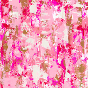 Pink Peony Splashes by Kathryn Davies