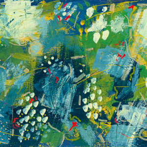 Morning Blue Hydrangeas by Kathryn Davies