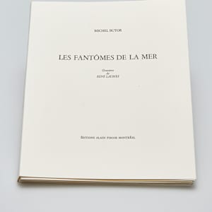Les fantômes et la mer by Michel Butor-A, René Laubiés-L 