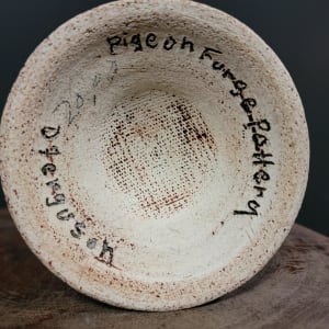 Pigeon Forge Pottery Weed Pot by Pigeon Forge Pottery, Douglas Ferguson  Image: Incised marking "Pigeon Forge Pottery, D. Ferguson."