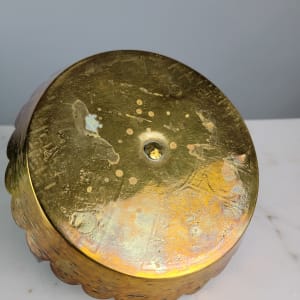 1880's Brass Chamberstick by Christopher Dresser Style 
