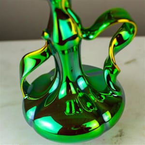 Ribbon-Ear Vase by Zsolnay Company, Image 3.