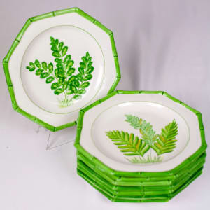 Vintage Italian Octagon Tableware 