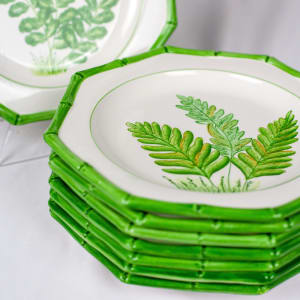 Vintage Italian Octagon Tableware 
