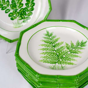 Vintage Italian Octagon Tableware 
