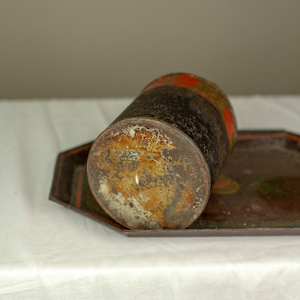 Tray and Bottle Tole Set, Image 3.