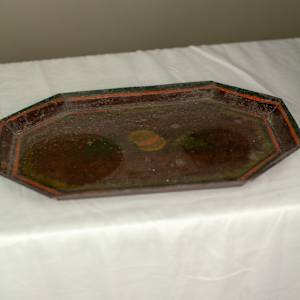 Tray and Bottle Tole Set, Image 6.
