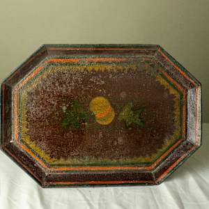 Tray and Bottle Tole Set, Image 8.