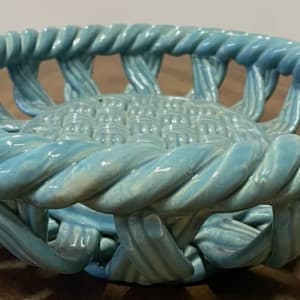 Vallauris Massier Ceramic Basket by Jerome Massier 
