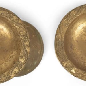 English Brass and Tole Candlestick 