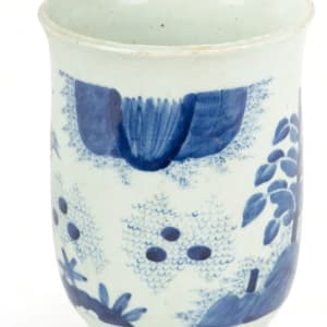 Chinese Blue & White Porcelain Magnum Cup 8.5" 