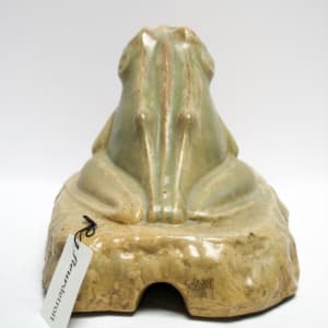 Glazed Ceramic Frog Fountain Head 
