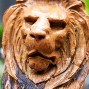 Antique French/ English Terra-Cotta Lion 