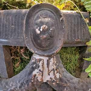 Open Basket Style Urn with Garland / Pair 