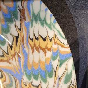 Aptware Fish Serving Platter, Van Gogh Collection by Pascale Mestre Ceramics 