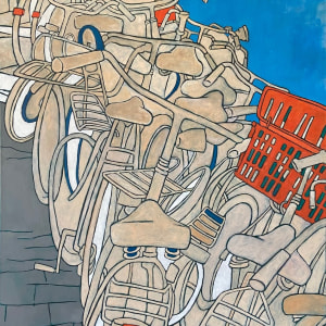 city bikes in Amsterdam (Stadsfietsen) by Erica Lambrecht