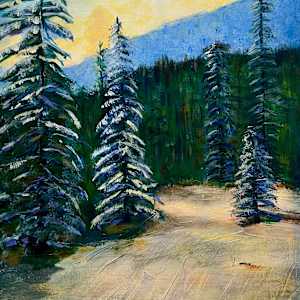 Blue Ridge in winter by Pamela Roberts, Image 1.