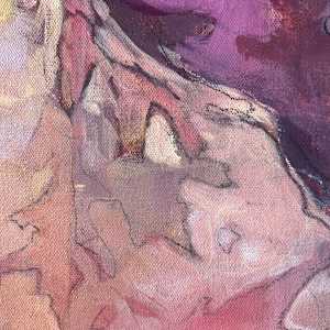 When the Earth Grows Quiet by Terri Goodness  Image: Detail below left ear