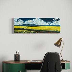 Clouds Over Canola by Dawn Schmidt 