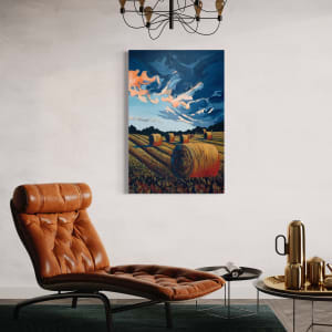 Over Hills and Bales by Dawn Schmidt 