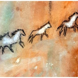 Circus Cave Drawing, mixed media, $425 not including shipping by Stephen Mead  Image: Circus Cave Drawing detail