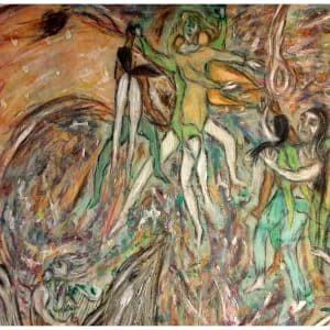 Circus Cave Drawing, mixed media, $425 not including shipping by Stephen Mead  Image: Circus Cave Drawing detail