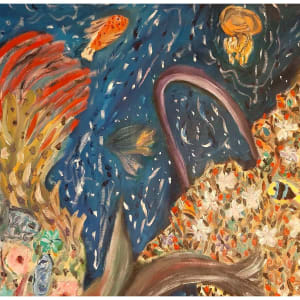 Who's Bigger? (oil on canvas), $575 not including shipping by Stephen Mead  Image: Who's Bigger detail