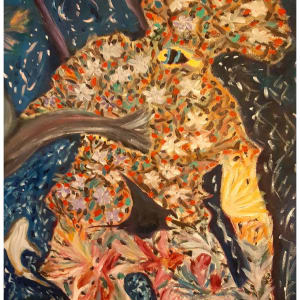 Who's Bigger? (oil on canvas), $575 not including shipping by Stephen Mead  Image: Who's Bigger detail