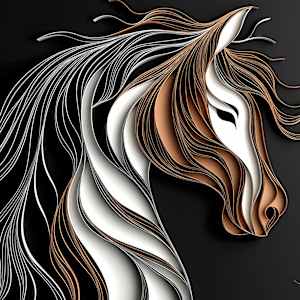 The Wind-Scribed Steed by Mohamed Ayman DAEF